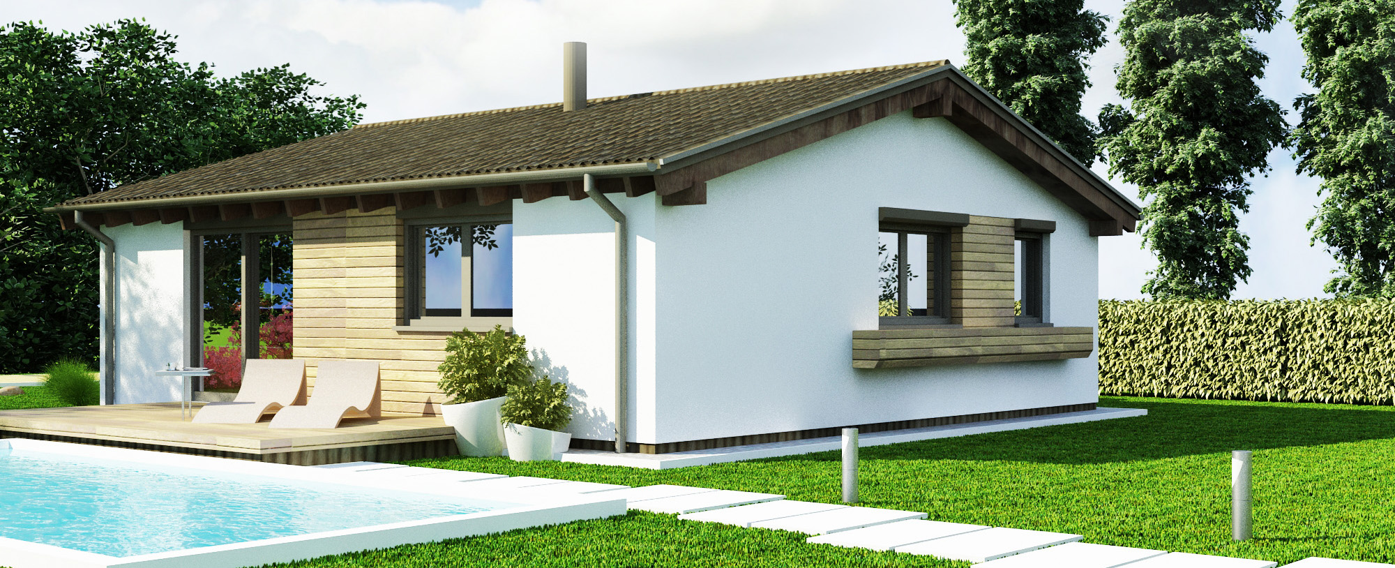 Moderný nízkoenergetický drevodom Luxury 155 – realizácia